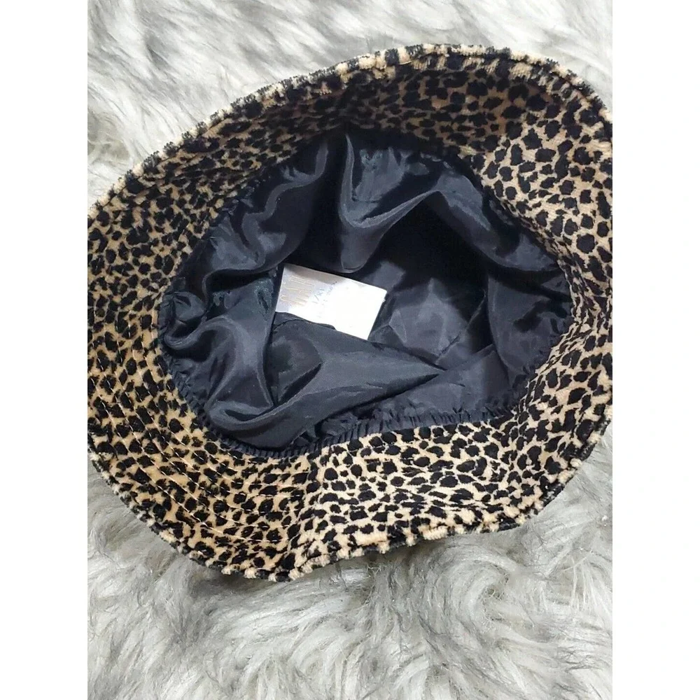 Baby Gap 1/1X 12-24 Mos Cotton Lined Girl's Animal Print Bucket Hat with Bow